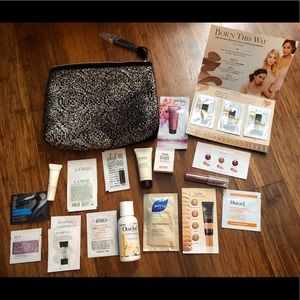 Lot of NEW product samples & bag